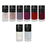Kit Esmalte Anita Jessica Riviery 6 Cores + Base + Top Coat