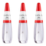 Kit Esmalte Impala Oleo Secante Secagem Rápida 3 Unidades