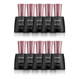 Kit Esmalte Risque Diamond Gel Top Coat Fixador 10 Unidades