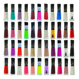 Kit Esmalte Unhas Atacado Cores Coleção Completo Cremoso 