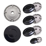 Kit Espalhador Tampa + Queimador Peças Fogão Fisher 5 Bocas