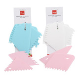 Kit Espatula Confeiteiro Decorativa Textura Bolo Decorar
