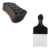 Kit Esponja Nudred + Pente Garfo Afro 