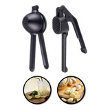 Kit Espremedor Cozinha Profissional Grande Alho Limão Inox