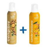 Kit Espuma Drinks Em Spray Sabor Gengibre + Limão Siciliano