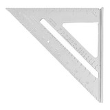 Kit Esquadro Pro Speed Square Alumínio Triangular 7 E 12pol.