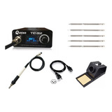 Kit Estação Ferro De Solda Quicko T12-952 Completo Bivolt