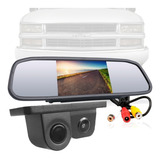 Kit Estacionamento Sensor Camera Retrovisor Lcd Silverado
