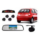 Kit Estacionamento Sensor Retrovisor Câmera Citroen C3