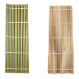 Kit Esteira Sushi Mat Sudare Bambu