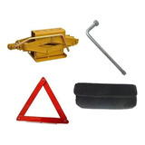 Kit Estepe Chave L 21mm + Macaco Sanfona + Triangulo + Bolsa