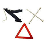 Kit Estepe Para Veículos- Macaco+triangulo + Chave Roda Prof