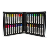 Kit Estojo Caneta Magic Color Soft Type 36 Cores Básicas