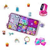 Kit Estojo Miçangas Infantil Artesanato P/ Montar 1.700 Pçs Comprimento 5 Cor Translúcido Diâmetro 5