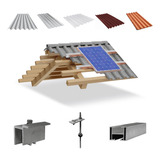 Kit Estrutura Suporte 01 Placa Solar