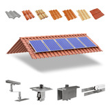 Kit Estrutura Suporte 05 Placas Solar Telha Colonial 1,20m