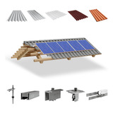 Kit Estrutura Suporte 05 Placas Solar