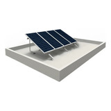 Kit Estrutura Suporte 4 Painéis Solares - Laje 4,80m