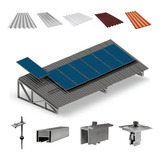Kit Estrutura Suporte 7 Placas Solar