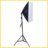 Kit Est�dio Ilumina��o Fotogr�fica Trip� E Softbox 50x70