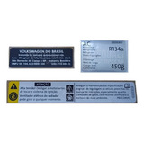Kit Etiqueta Vw Adesivos Painel Frontal Capô Fox Gol G5
