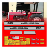 Kit Etiquetas Adesivos Trator Massey Ferguson