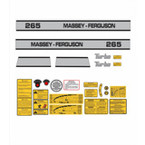 Kit Etiquetas Adesivos Trator Massey Ferguson
