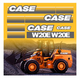 Kit Etiquetas Faixas Adesivo Pá Carregadeira Case W20e W20 E Cor Padrão