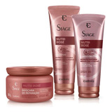 Kit Eudora Siàge Nutri Rosé Shampoo+cond+máscara
