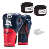 Kit Everlast Luva Boxe Muay Thai