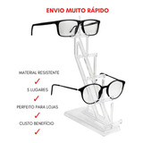 Kit Expositores Em Poliestireno P/5 Óculos