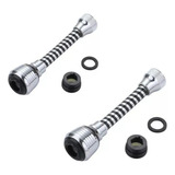 Kit Extensor Flexível De Torneira Pia Adaptador Chuveirinho 