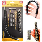 Kit Extensor Prolongador Flexivel Parafusadeira Universal
