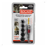 Kit Extrator Saca Parafuso Porca Impacto Danificada 6 A 13mm