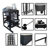 Kit Fábrica Máquina Qmhp-6 Black + Misturador + Tábuas