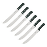 Kit Facão Para Mato Machete Cabo Preto 14 Pol Tramontina C/6