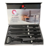 Kit Facas De Cozinha Antiaderente Corte Presente Casamento