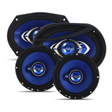 Kit Fácil Falante Hurricane 6 + 6x9 280w Rms Prático Som