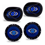 Kit Fácil Falante Hurricane 6 + 6x9 Rms Prático 