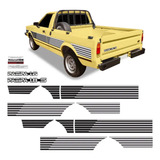 Kit Faixa Ford Pampa 1994 Adesivo Lateral Modelo Original