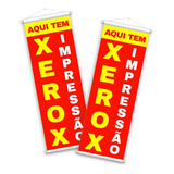 Kit Faixa Xerox Impressão Papelaria Banner Porta Loja 2un