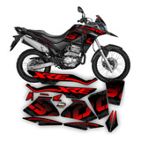 Kit Faixas Adesivos Emblemas Xre 300 2020 Adventure Preta