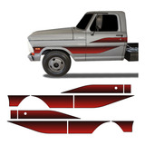 Kit Faixas Adesivos F4000 1989 1990 1991 1992 Vermelho, Azul Cor Vermelho