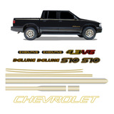 Kit Faixas Adesivos S10 1999/2000 Executive Cabine Dupla