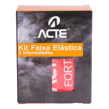 Kit Faixas Elásticas Band 3 Intensidades T13 Acte Sports