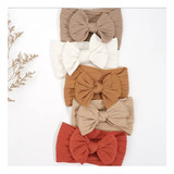 Kit Faixas Turbante De Cabelo Infantil Confortáveis Bebês