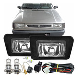 Kit Farol Aux Neblina Uno Fiorino Pit Bull 2004 A 2012 Mille