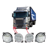 Kit Farol Auxiliar Milha Compatível Scania