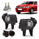 Kit Farol De Milha Celta Prisma 2007 2008 2009 A 2015 + Led