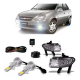 Kit Farol De Milha Corsa Classic 2010 A 2013 C/ Xenon De Led